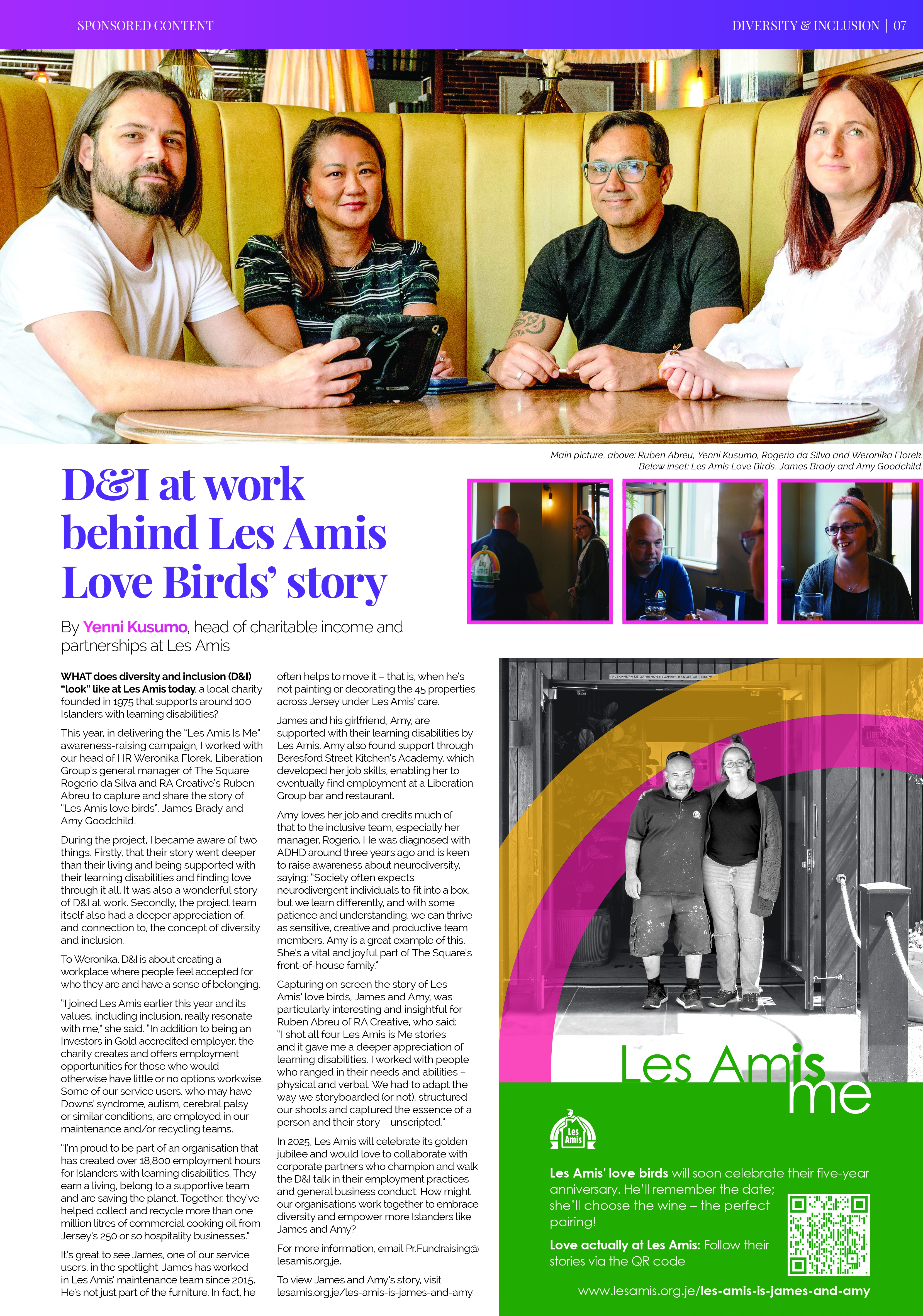 Diversity and Inclusion Feature LES AMIS